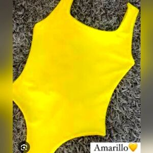 PrettyLittleThing Sunny Yellow Body. NWOT